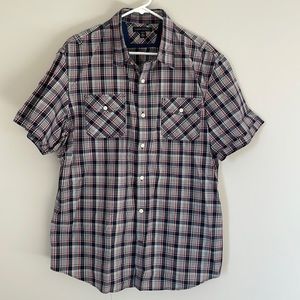 Banana Republic short sleeve button up shirt, size extra large